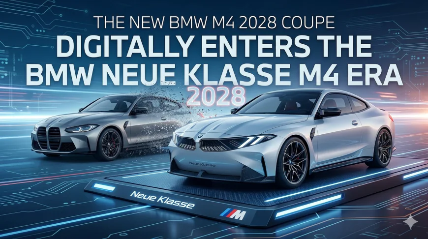 BMW M4 2028 coupe digitally enters the BMW Neue Klasse M4 Era