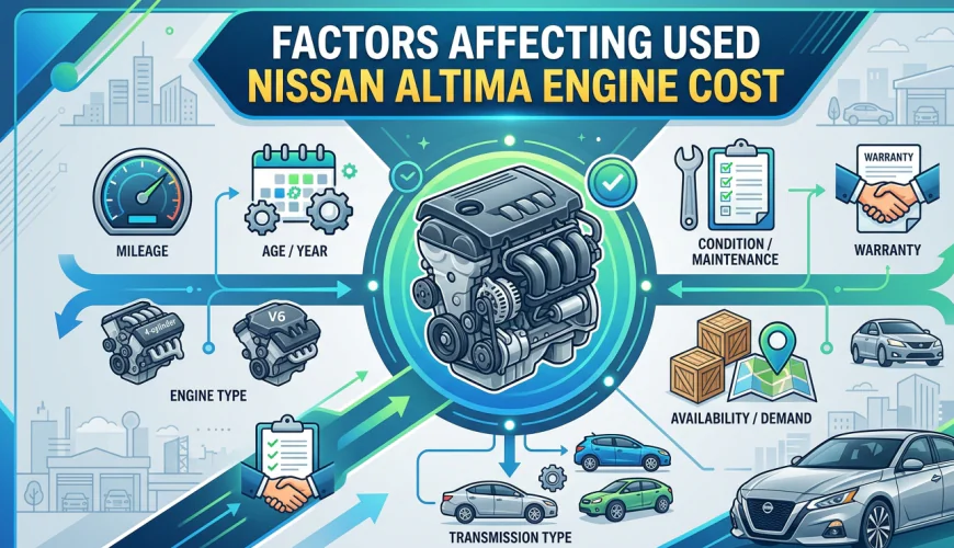 Factors Affecting Used Nissan Altima Engine Cost
