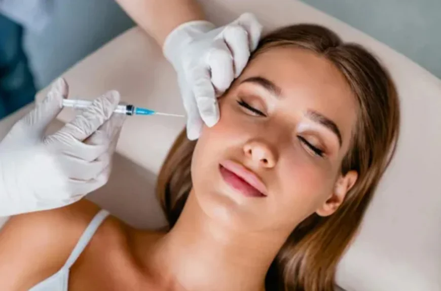 Typical areas of the face treated with Botox