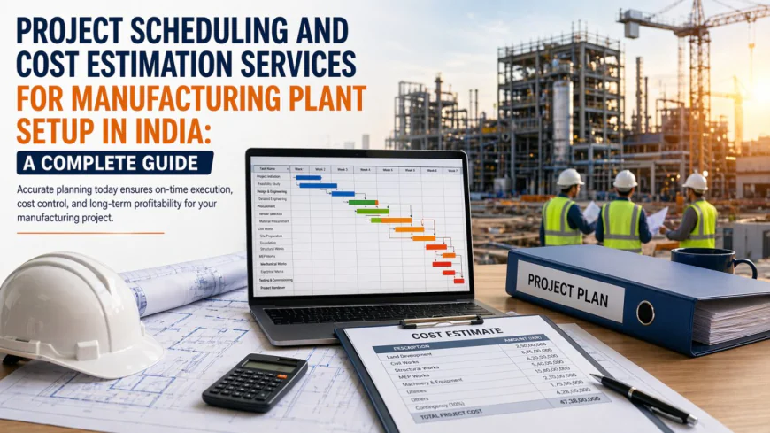 Project Scheduling and Cost Estimation Services for Manufacturing Plant Setup in India: A Complete Guide