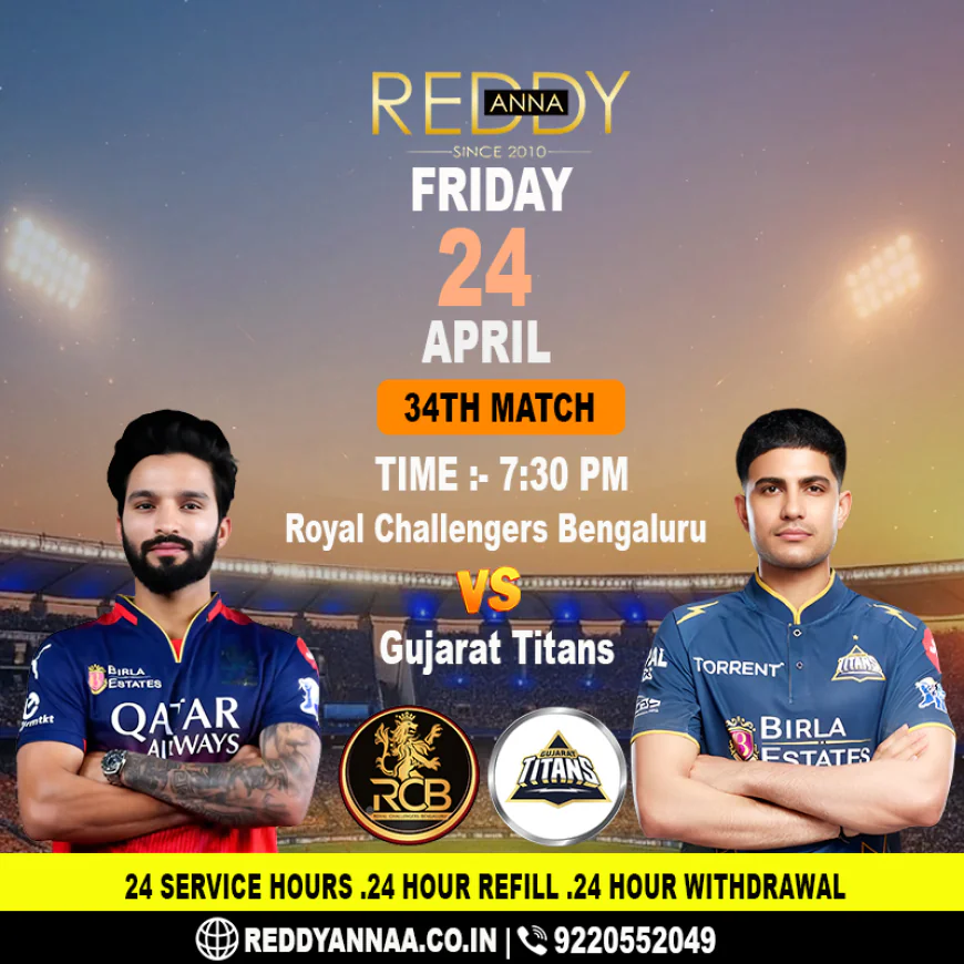 The Road to Victory: Reddy Anna Examines Team Dynamics Ahead of Royal Challengers Bengaluru vs Gujarat Titans in This Crucial IPL Match.
