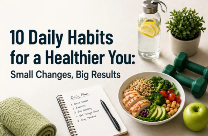 10 Daily Habits for a Healthier You: Small Changes, Big Results