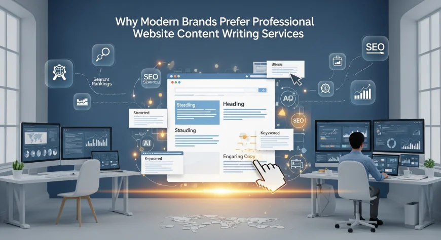Why Modern Brands Prefer Professional Website Content Writing Services