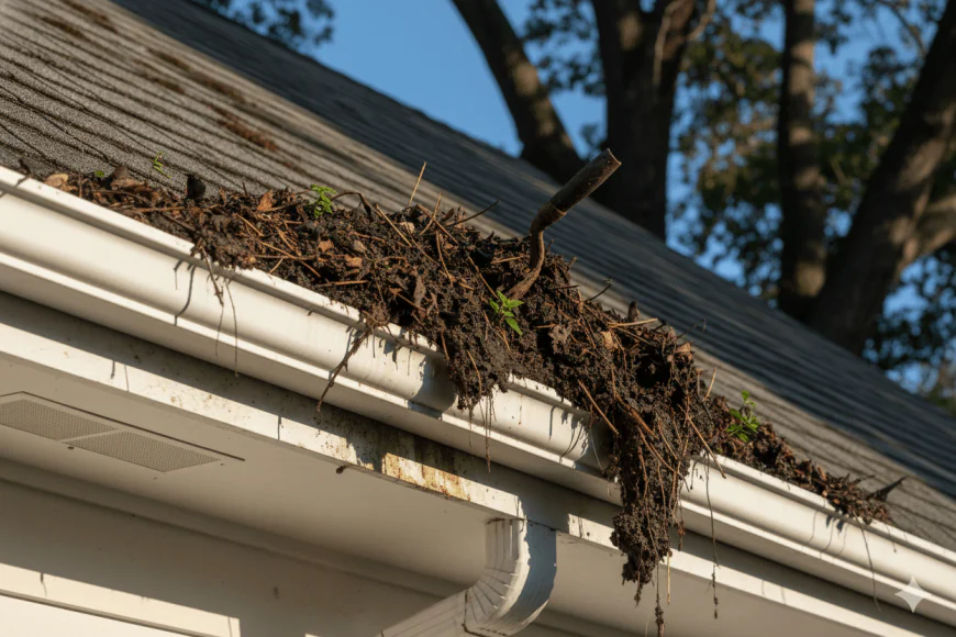 How Dirty Gutters Affect Roof Lifespan and Home Value
