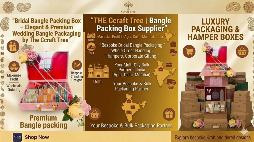 Bridal Bangle Packing Box – Elegant & Premium Wedding Bangle Packaging by The Ccraft Tree