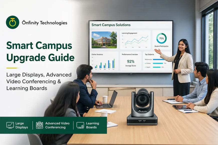 Smart Campus Upgrade Guide: Large Displays, Advanced Video Conferencing & Interactive Learning Boards