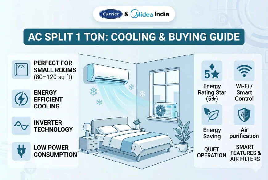 AC Split 1 Ton: Complete Guide to Cooling, Features & Buying Tips
