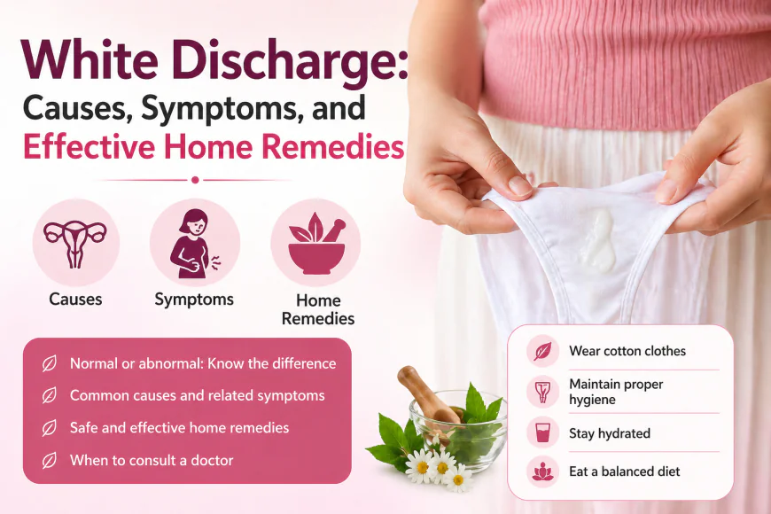 White Discharge: Causes, Symptoms, and Effective Home Remedies