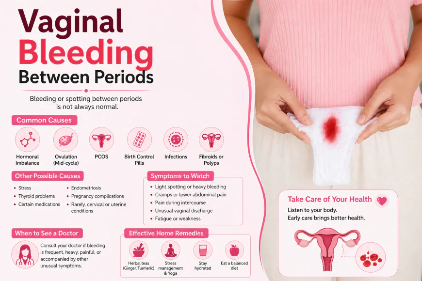 Vaginal Bleeding Between Periods: Causes and Effective Home Care
