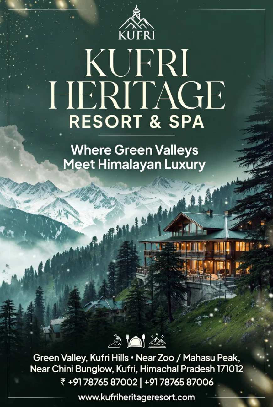 Escape to Elegance: Kufri Heritage Resort & SpaYour Perfect Himalayan Retreat Awaits
