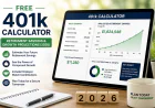 Free 401k Calculator: Retirement Savings & Growth Projections (2026)