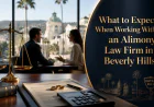 What to Expect When Working With an Alimony Law Firm in Beverly Hills