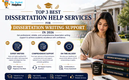 Top 3 Best Dissertation Help Services for Dissertation Writing Support in 2026