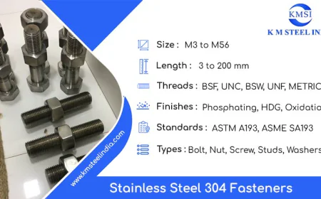 Advantages of Using Stainless Steel 304 Fasteners