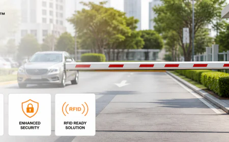 High-Speed Automatic Boom Barrier for Efficient Parking & Access Control