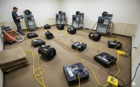 Best Equipment Used for Flood-Damaged Carpet Drying and Restoration