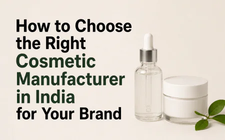 How to Choose the Right Cosmetic Manufacturer in India for Your Brand