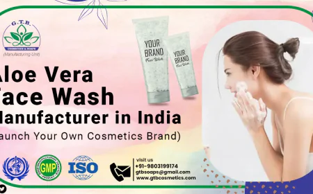Aloe Vera Face Wash Manufacturer in India – GTB Cosmetics