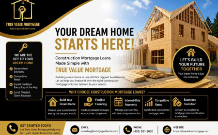 Build Your Dream Home with the Right Construction Mortgage Loans | True Value Mortgage