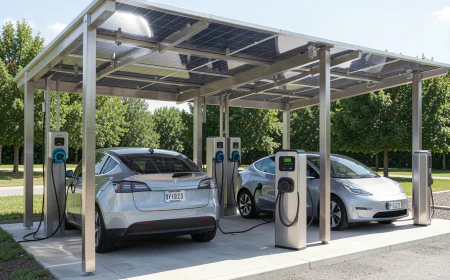 Smart Parking Solutions: Combining Solar Energy and EV Charging