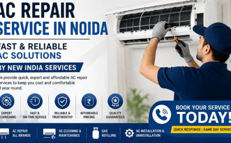 Reliable AC Repair Service in Noida by New India Services