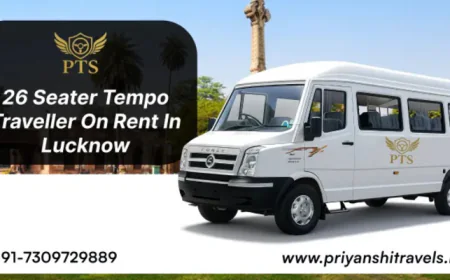 26 Seater Tempo Traveller on Rent in Lucknow Book Now
