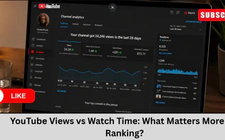 YouTube Views vs Watch Time: What Matters More for Ranking?