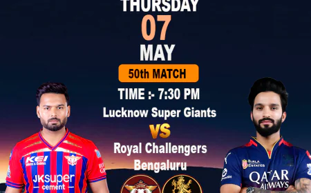LSG vs RCB IPL 2026: Live Exchange, Match Predictions, Insights & 24/7 Cricket Updates Hub