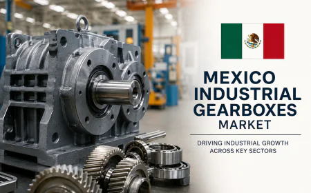 Mexico Industrial Gearboxes Market Worth USD 695.6 Million by 2034, Growing at 3.92% CAGR