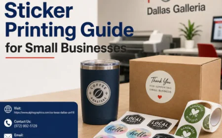 Best Custom Sticker Printing Guide for Small Businesses