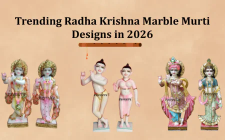 Trending Radha Krishna Marble Murti Designs in 2026