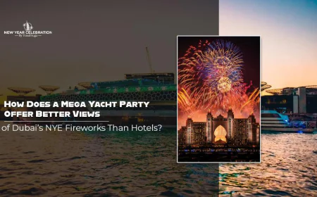 How Does a Mega Yacht Party Offer Better Views of Dubai’s NYE Fireworks Than Hotels?