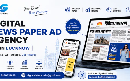 Online Digital News Paper Ad Agency Lucknow