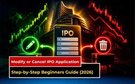 How to Modify or Cancel IPO Application in 2026 (Step-by-Step Guide)