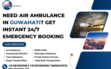 Critical Care Transfer Made Easy with Air Ambulance Services in Guwahati