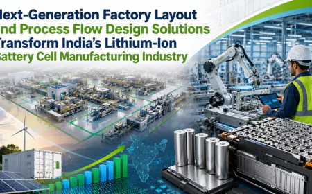 Next-Generation Factory Layout and Process Flow Design Solutions Transform India’s Lithium-Ion Battery Cell Manufacturing Industry