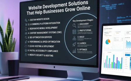 Website Development Solutions That Help Businesses Grow Online