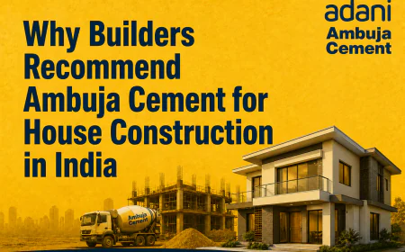 Why Builders Recommend Ambuja Cement for House Construction in India