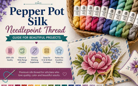 Pepper Pot Silk Needlepoint Thread Guide for Beautiful Projects