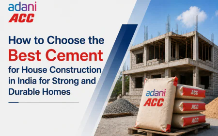 How to Choose the Best Cement for House Construction in India for Strong and Durable Homes
