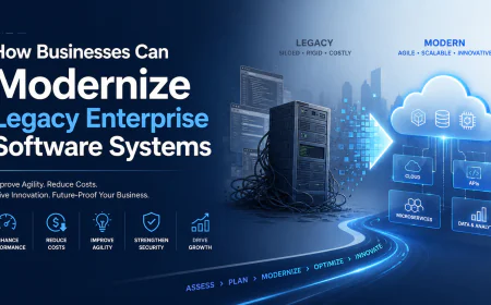 How Businesses Can Modernize Legacy Enterprise Software Systems