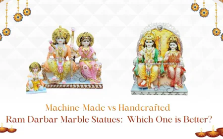 Machine-Made vs Handcrafted Ram Darbar Marble Statues: Which One is Better?