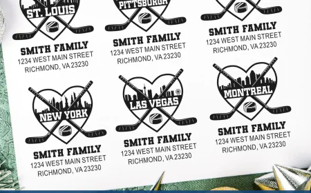 The Ultimate Play for Team Spirit: The Acorn Sales Hockey Coach Custom Address Stamp