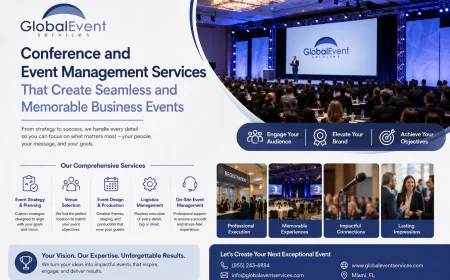 Conference and Event Management Services That Create Seamless and Memorable Business Events