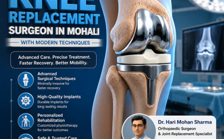 Experienced Knee Replacement Surgeon in Mohali with Modern Techniques