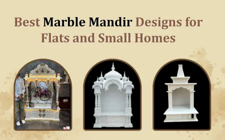 Best Marble Mandir Designs for Flats and Small Homes
