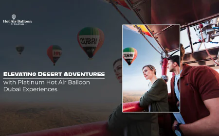 Elevating Desert Adventures with Platinum Hot Air Balloon Dubai Experiences