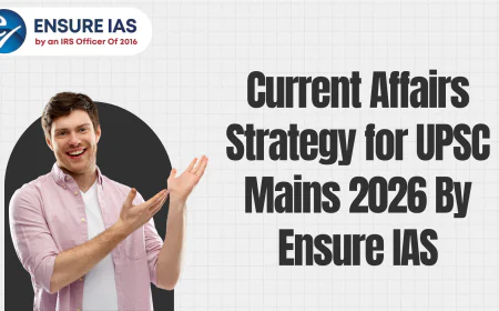 Current Affairs Strategy for UPSC Mains 2026 By Ensure IAS