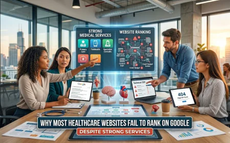 Why Most Healthcare Websites Fail to Rank on Google Despite Strong Services