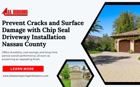 Prevent Cracks and Surface Damage with Chip Seal Driveway Installation Nassau County
